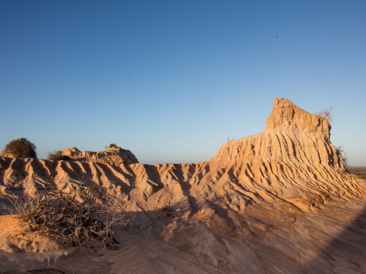 Outback desert sand formations at Walls of China, Mungo National Park. Photo: Vision House Photography/DPIE