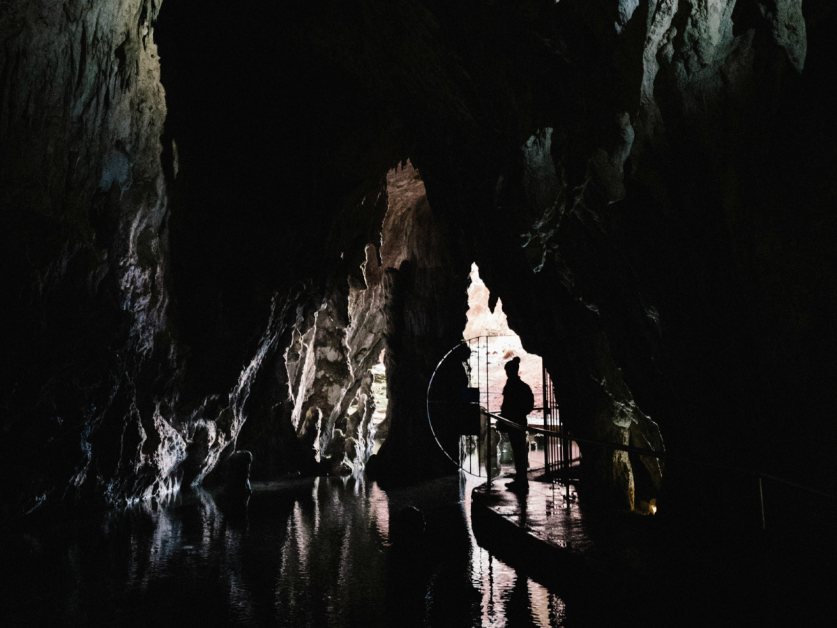 Inside Yarrangobilly Caves, Kosciuszko National Park. Photo: Adrian Mascenon