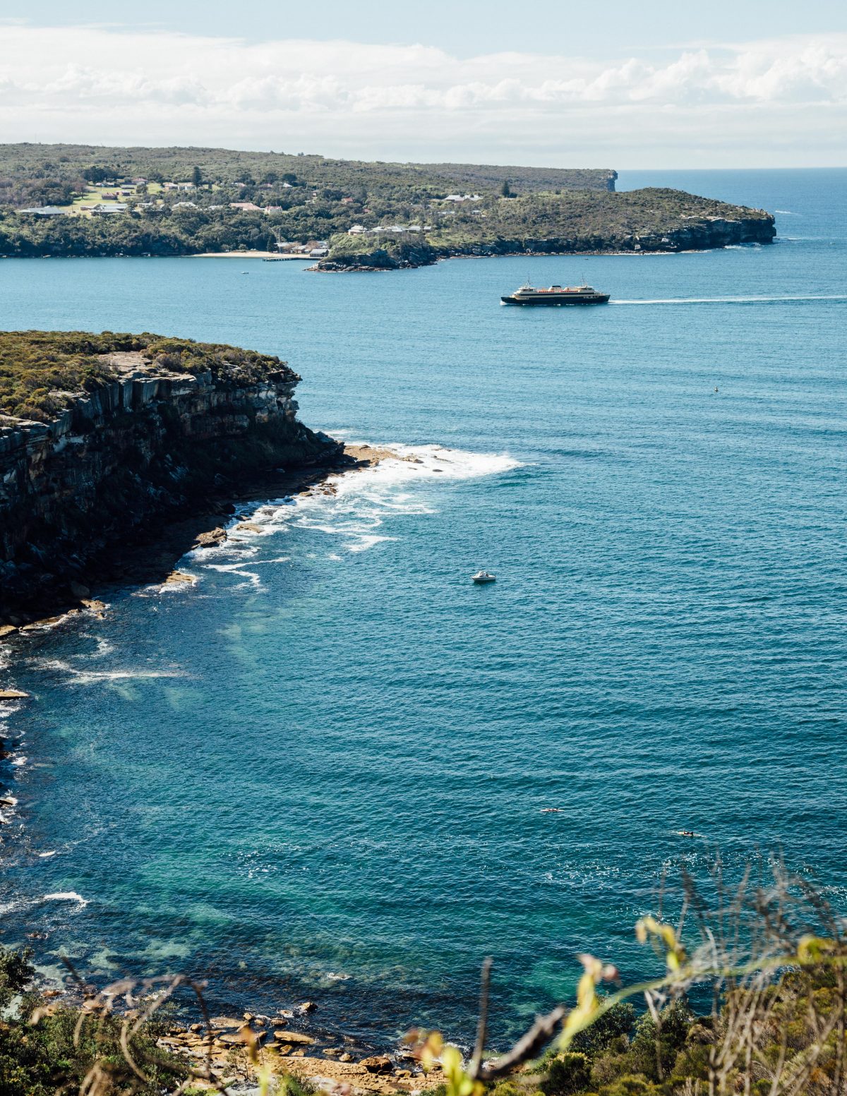 Looking towards North Head from South Head, Sydney Harbour National Park. Photo: Jack Bussell