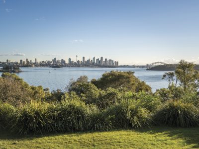 View from Steele Point Cottage, Sydney Harbour National Park. Photo: John Spencer/DPIE