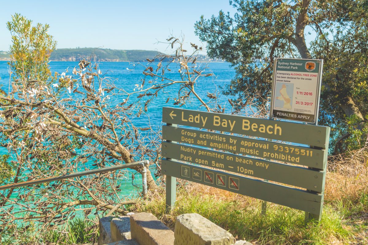 Lady Bay Beach, Sydney Harbour National Park. Photo: Instagram @hugh.obrien