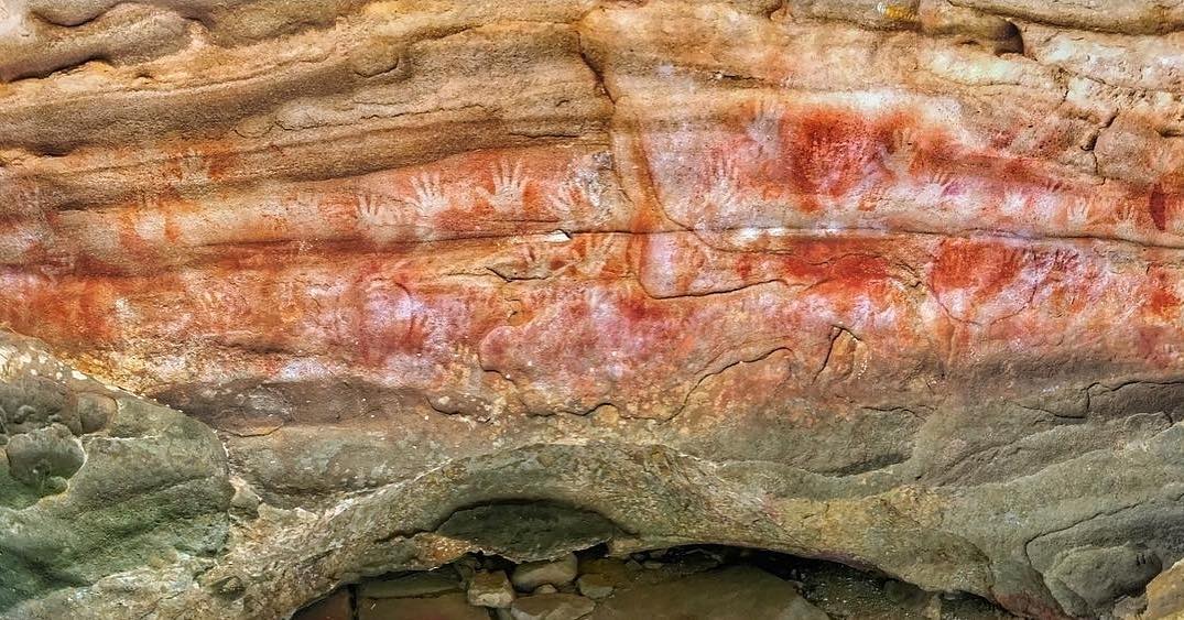 Red Hands Cave in Blue Mountains National Park. Photo: DPIE