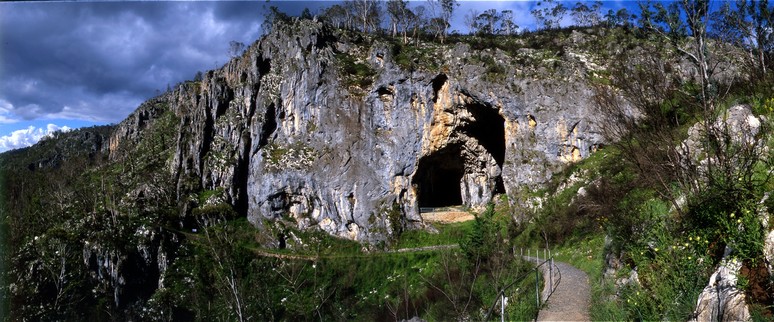 Glory Arch on Castle Cave walk near Yarrangobilly Caves, Kosciuszko National Park. Photo: Murray Vanderveer/DPIE
