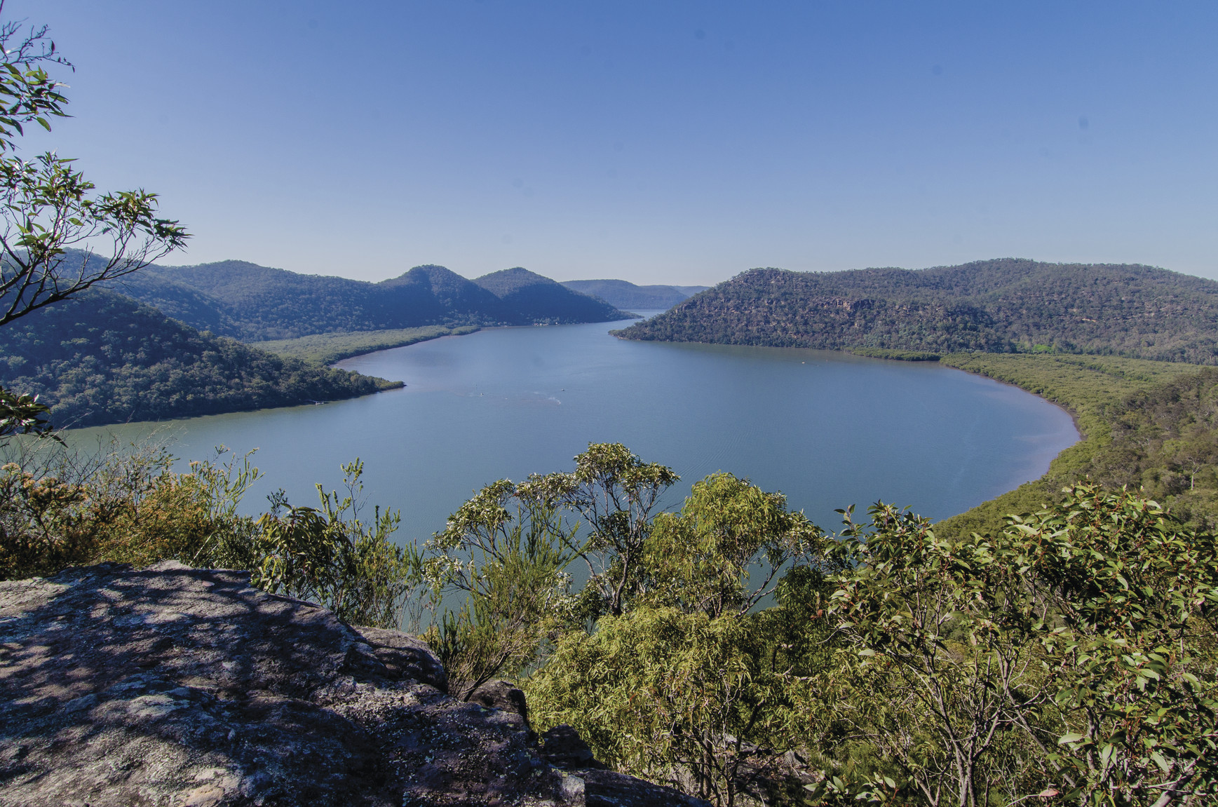 View of the Hawkesbury River from Marramarra National Park. Photo: John Spencer/DPIE