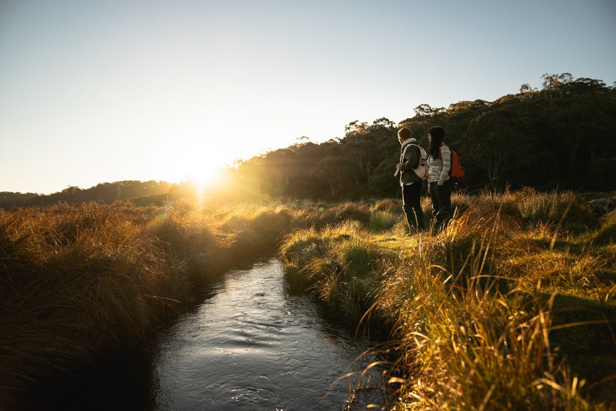 Exploring Junction Pools campground in Barrington Tops National Park. Photo credit: Rob Mulally/DPIE