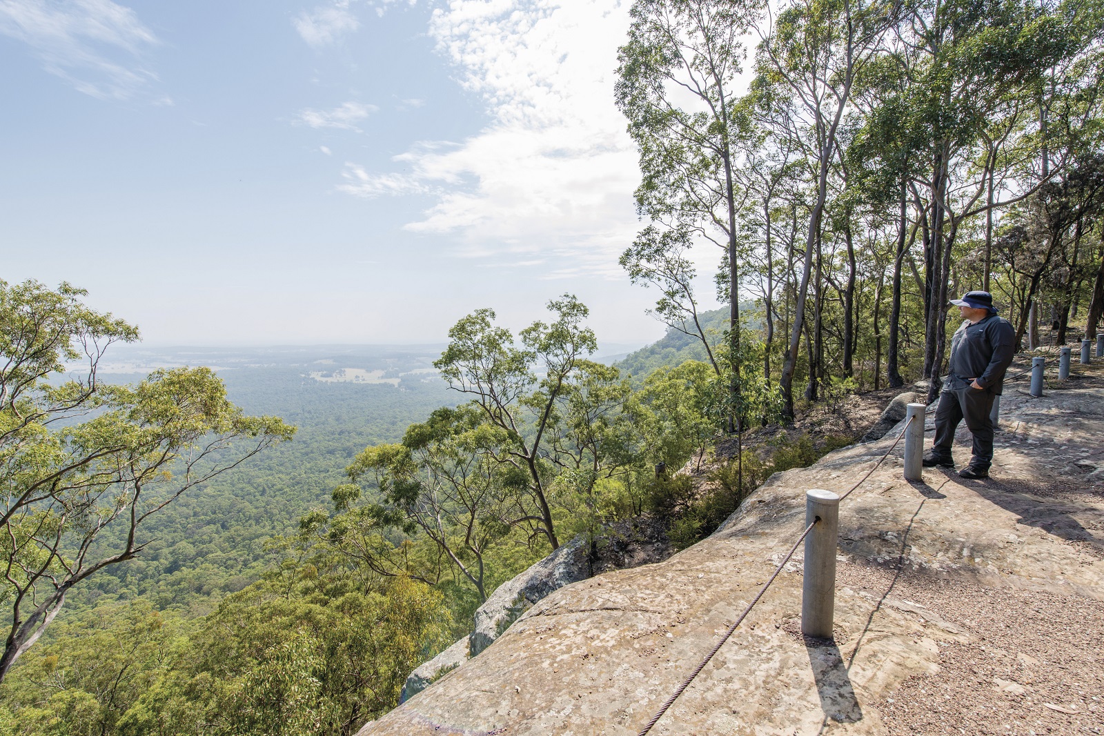 The Narrow Place lookout in Watagans National Park. Photo credit: John Spencer/DPIE