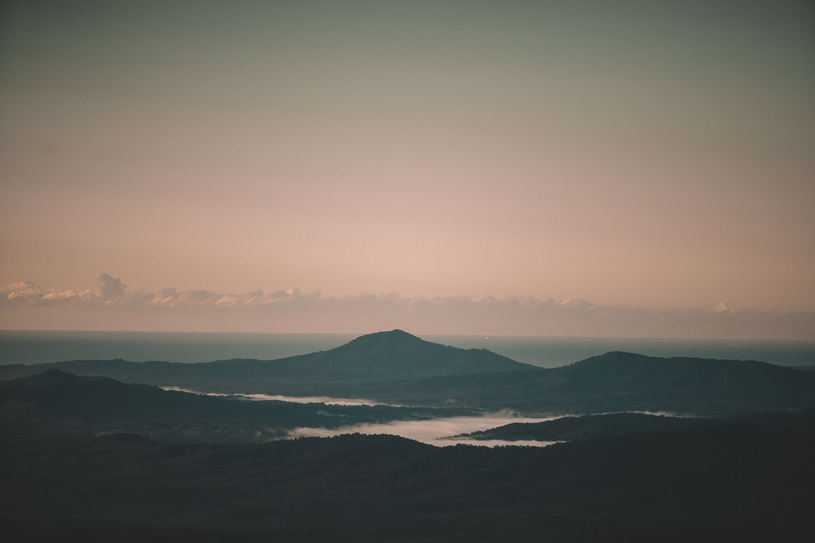 Landscape view of the mountains in Dorrigo National Park. Photo: credit Branden Bodman/DPIE