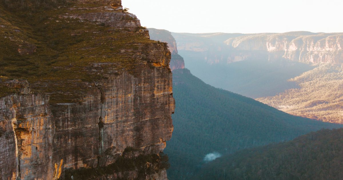 View of the Blue Mountains National Park. Photo credit : Tim Clark/DPIE