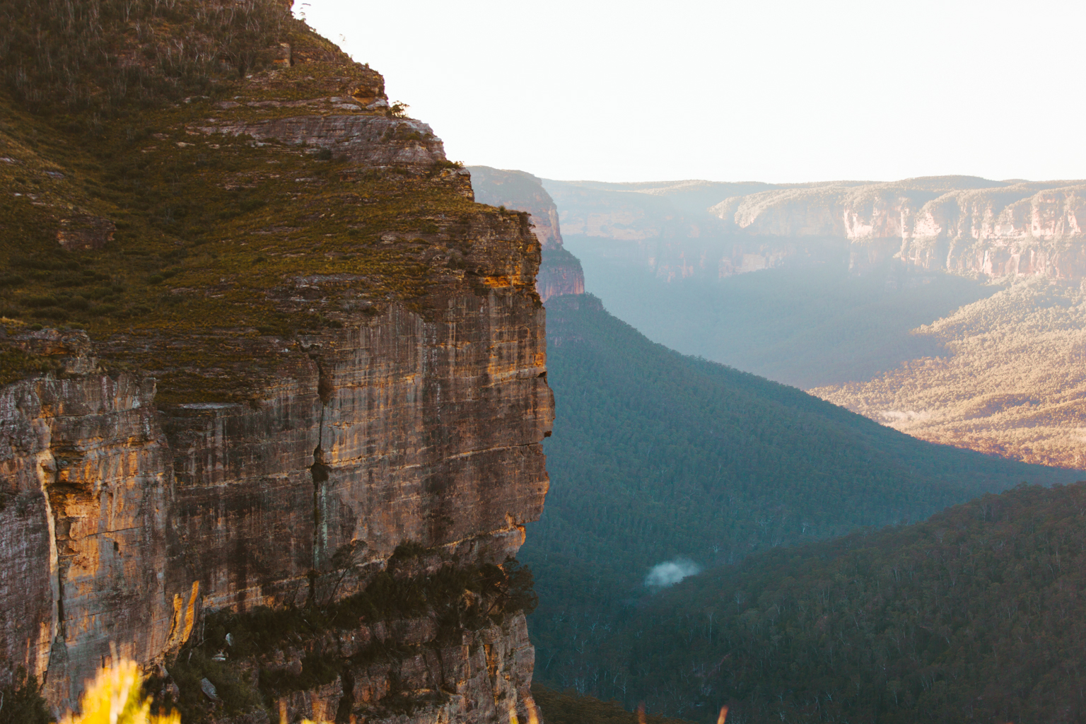 View of the Blue Mountains National Park. Photo credit : Tim Clark/DPIE