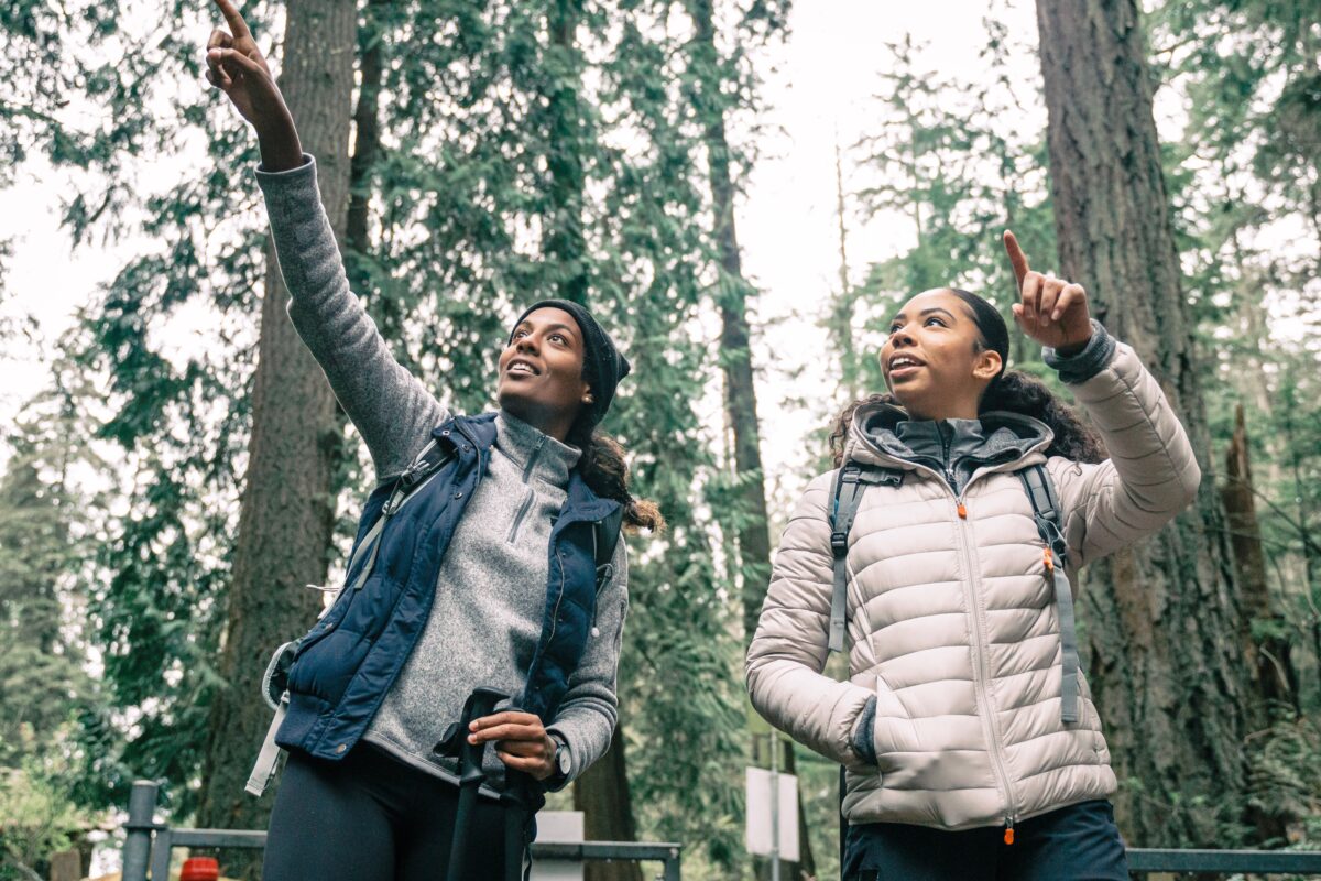 Women Hiking in a Forest. Photo credit: PNW Production via Pexels