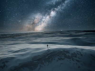 The stars over teh sand dunes of Worimi Regional Park. Photo credit: Michael Billing/DCCEEW